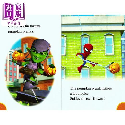 【中商原版】迪士尼阅读世界学前级 蜘蛛侠拯救世界5合1故事World of Reading Spidey Saves The Day Pre-1英文原版 绘本故事 商品图1