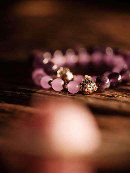  |紫晶小周天配大鹏鸟珠型1.0cm【器悟雅玩】 商品图3