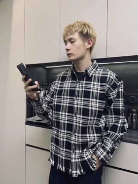 Ootd｜衬衫控请留步！黑白色格纹衬衫真的太好穿啦❗️