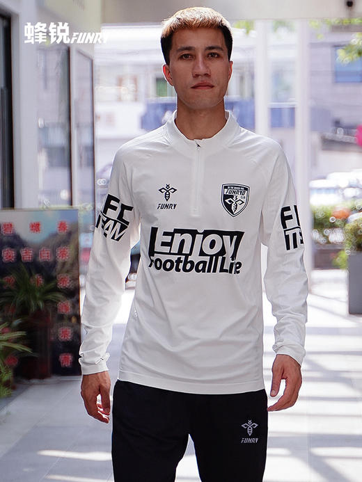 蜂锐天衣一体织系列半拉链长袖2433101 商品图1