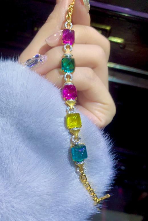 27.55ct 碧玺手链 商品图8