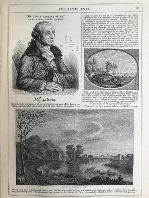 33*25cm！1854年 艺术杂志 数百幅版画插图 真皮精装大16开 商品图10