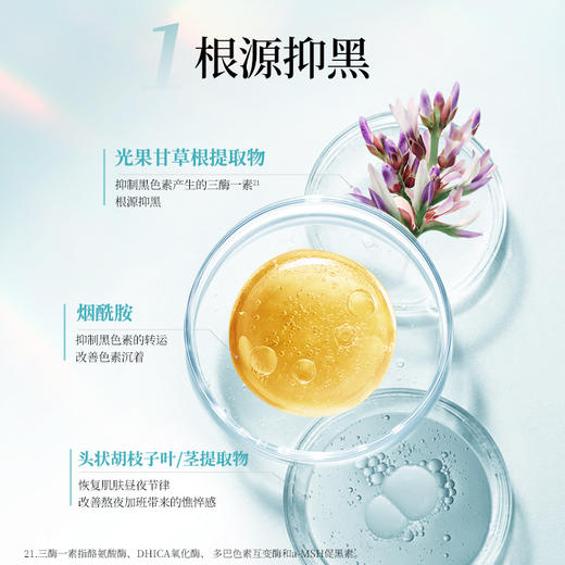 【年货节直降】美肤宝光果甘草小白瓶水光臻白新肌耀白祛斑亮肤精华液 20g/40g 烟酰胺美白提亮改善暗沉补水淡斑 商品图3