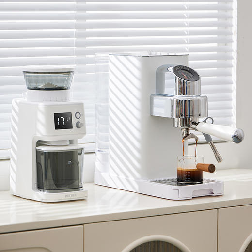 柏翠小型家用咖啡机/磨豆机|小白一键做精品咖啡，性能完爆同价位！|PE3663小白觉醒 商品图0