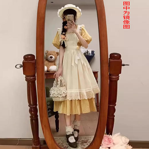 裁缝学苑AS337洛丽塔复古连衣裙纸样女装拼接两件套装样板裁剪 商品图4