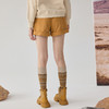 谜底A型短裤女士2024冬季新品简约时尚高腰百搭宽松靴裤244MK1676 商品缩略图2