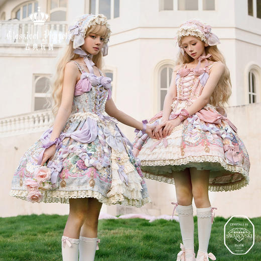 【再贩/全款预售】印花长发公主 古典玩偶 Lolita【2025年5月31日起发货】 商品图0