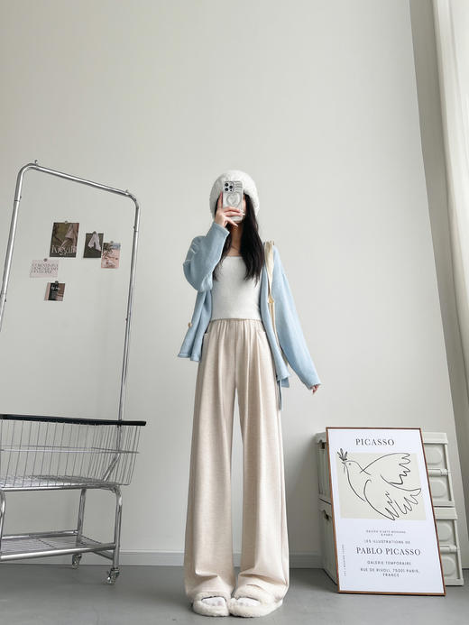 【29元限时秒杀】【秀黛】女羊绒糯米长裤女春秋长裤L3553004T【门店同款】 商品图8