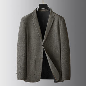 【新款DDA】大依优型品质西服外套商务夹克男宽松加肥加大码上衣胖子正装休闲