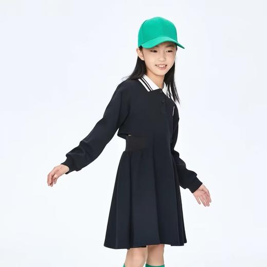 【实体店同款】女童装长袖连衣裙秋新款A字裙子安奈儿童装AG333623 商品图2