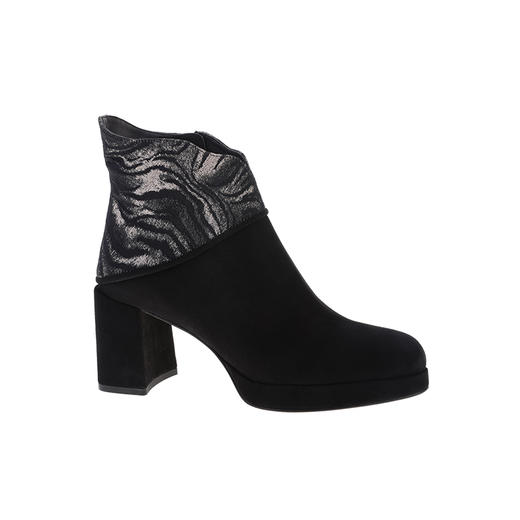 sheme进口印花布异型靴筒口优雅时尚新中式女士短靴可定制 商品图4