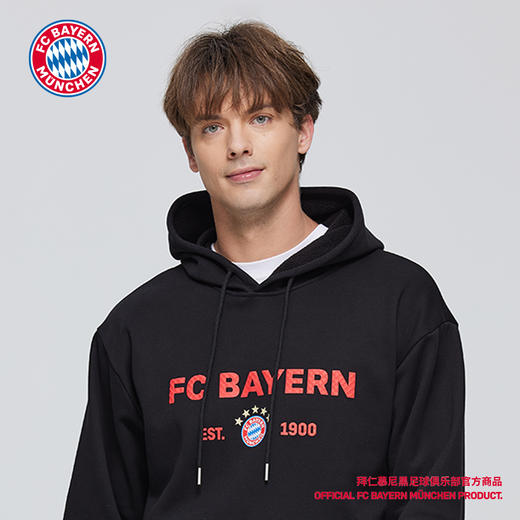 【官方正版】拜仁慕尼黑足球俱乐部 | 运动户外时尚字母卫衣 商品图4