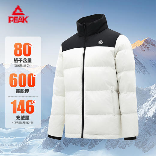 匹克防寒中厚羽绒服外套男秋冬2024新款短款加绒保暖面包服短款DF544481 商品图5