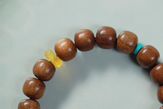 JSNM0056°老料金丝楠木手串 商品图4