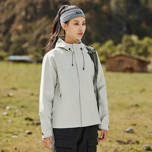 自由基地2024新款抗皱透气防风防水透气薄款冲锋衣男女定制队服衫 NMJ-2012 商品图2