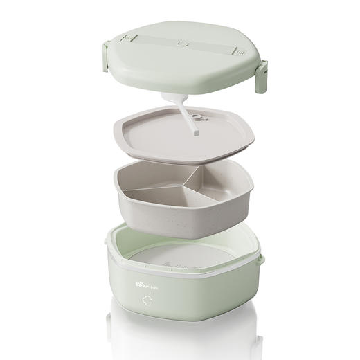 小熊（Bear）电热饭盒 加热饭盒1.0L恒温低音加热分离式内胆免注水自热饭盒不粘内胆保温饭盒DFH-C10S1 商品图4