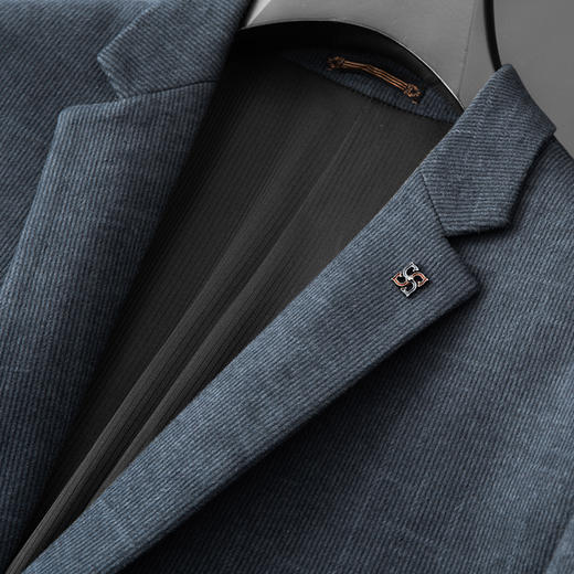 【新款DDA】大依优型品质西服外套商务夹克男宽松加肥加大码上衣胖子正装休闲 商品图3