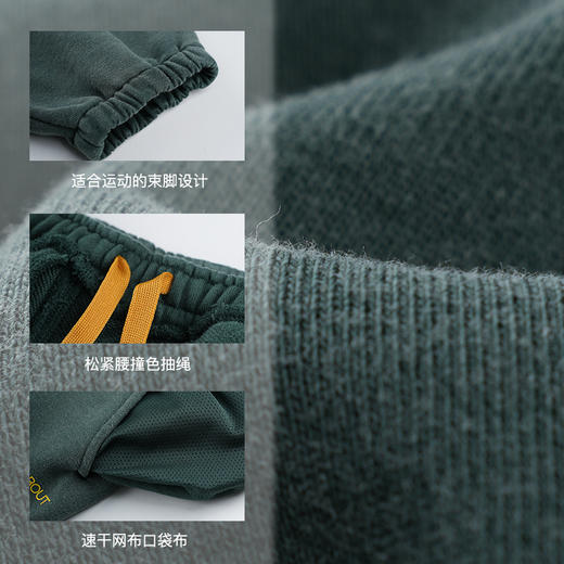 OUTnABOUT出门走走 24AW新款 砂洗做旧针织卫裤 商品图4