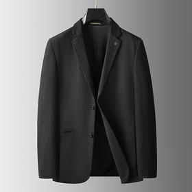 【新款DDA】大依优型品质西服外套商务夹克男宽松加肥加大码上衣胖子正装休闲
