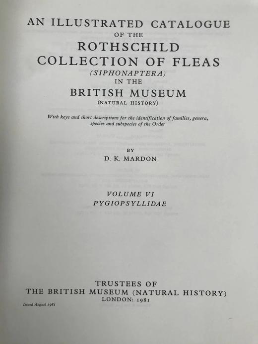 大英博物馆罗斯柴尔德跳蚤收藏图鉴（卷6，臀蚤科） 748幅插图 精装16开 商品图2