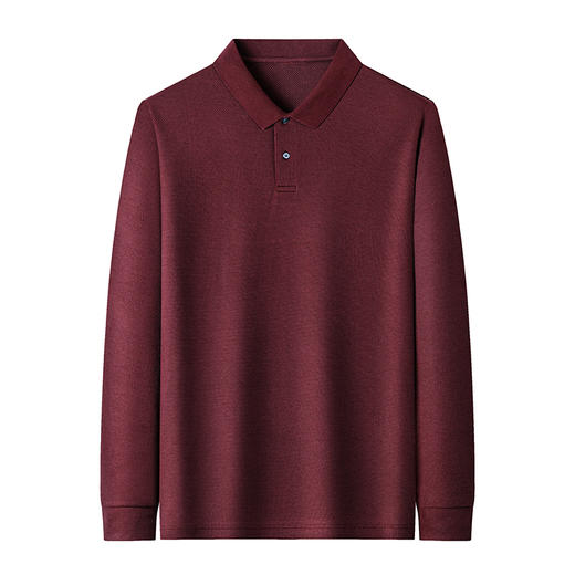 【新款DG】大依优型大码长袖Polo衫翻领加肥加大肥佬休闲宽松透气上衣打底 商品图2