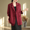 GYH 6687西装外套宽松休闲百搭显瘦纯色上衣 商品缩略图2