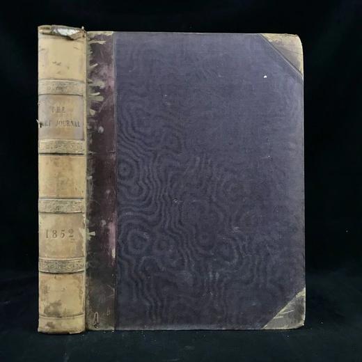 33*25cm！1852年 艺术杂志 数百幅版画插图 真皮精装大16开 商品图0