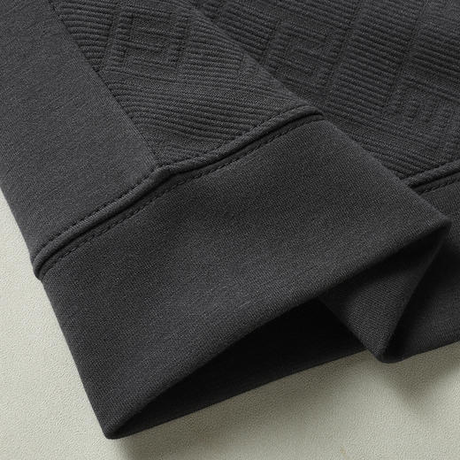 【新款DSZ】大依优型大码男装卫衣长袖T恤商务休闲上衣加肥加大胖子舒适打底 商品图3