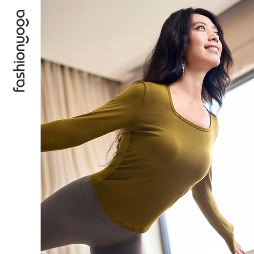 F14357休闲抽褶羊毛长袖 商品图12