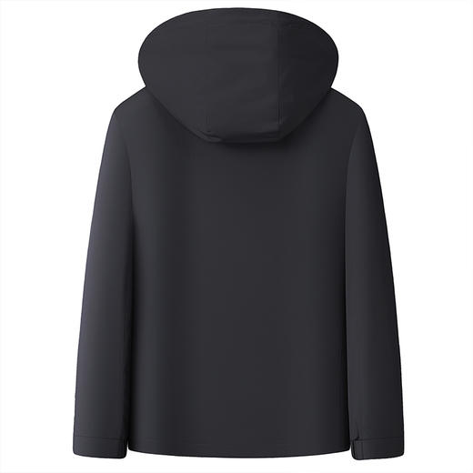 【可拆卸帽】【新款DSZ】大依优型大码男装连帽夹克加肥加大休闲夹克胖子宽松外套上衣户外 商品图2