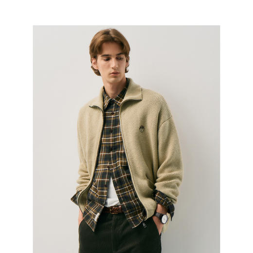 Teenie Weenie小熊男装卡通毛针织开衫男冬季TNCK248T04I 商品图1