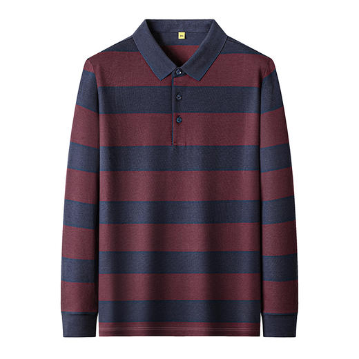 【新款DG】大依优型大码长袖Polo衫翻领加肥加大肥佬休闲宽松透气上衣打底 商品图1