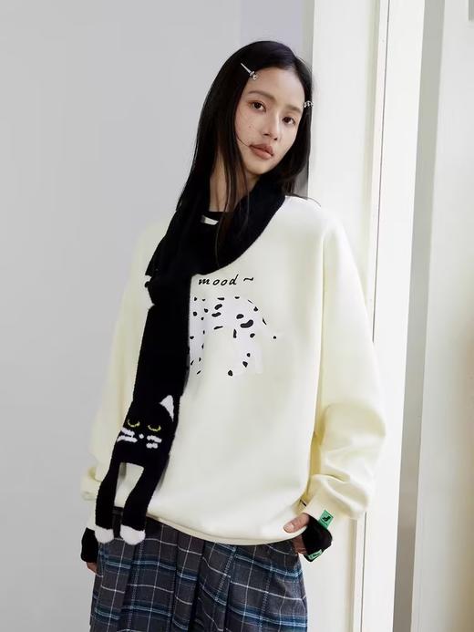 Mood Like Me/MPS2413/猫咪形象仿貂毛围巾 商品图1