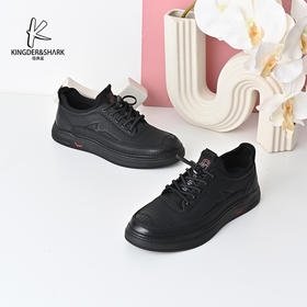 经典鲨2024年秋季新款男士韩版平底舒适休闲板鞋KW80-D33051