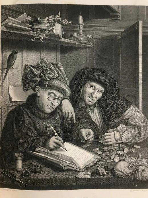 33*25cm！1860年 艺术杂志 数百幅版画插图 真皮精装大16开 商品图9