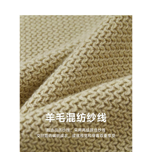Teenie Weenie小熊男装卡通毛针织开衫男冬季TNCK248T04I 商品图4