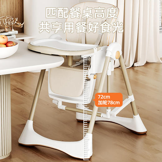 【宝宝“头等舱”，多功能餐椅】秋千餐椅摇椅餐椅 可折叠幼婴儿童餐桌摇篮二合一 学坐椅摇摇椅-QQ 商品图3