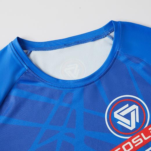 秋上新科里芙女款印花长袖圆领透气运动跑步速干上衣女 商品图3