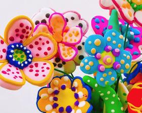 【花朵中国心】黏土花朵DIY