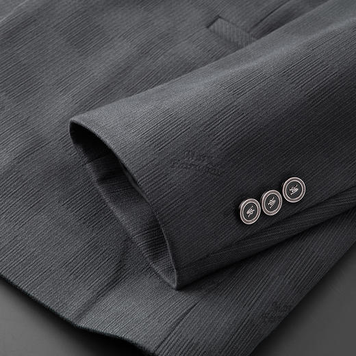 【新款DDA】大依优型品质西服外套商务夹克男宽松加肥加大码上衣胖子正装休闲 商品图4