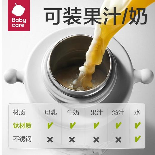 Babycare太空恐龙款-内钛外钢月岩银-450ml 商品图1