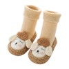 儿童毛圈地板袜秋冬新款中筒婴儿袜子柳成行点胶防滑防滑硅胶地板袜子11-14cm 商品缩略图4