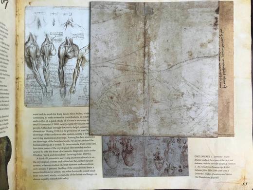 达芬奇的瑰宝：档案书 配大量档案袋与插图 精装大16开带书匣 商品图5