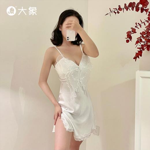 【双旦狂欢·钜惠来袭】【轻奢情趣内衣】大象蝴蝶飞飞睡裙 纯欲浪漫 亲肤柔软 商品图4