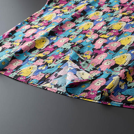 【100%棉】【新款DDA】大依优型大码花衬衫长袖衬衫翻领加肥加大肥佬休闲商务宽松透气上衣 商品图6