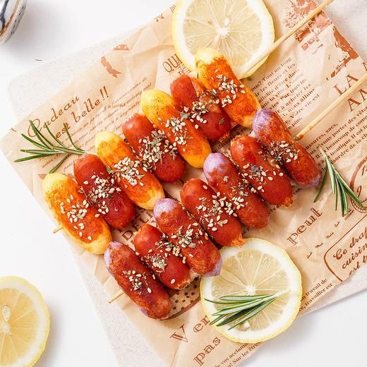 【宜昌助农馆】安琪百钻 三色芝士年糕500g 烧烤火锅材料宵夜 商品图3