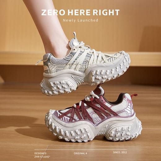 ZHR则则厚底增高老爹鞋轻便耐磨女鞋2024秋季新款百搭运动休闲鞋 商品图9