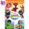 【中商原版】迪士尼阅读世界学前级 蜘蛛侠拯救世界5合1故事World of Reading Spidey Saves The Day Pre-1英文原版 绘本故事 商品缩略图0