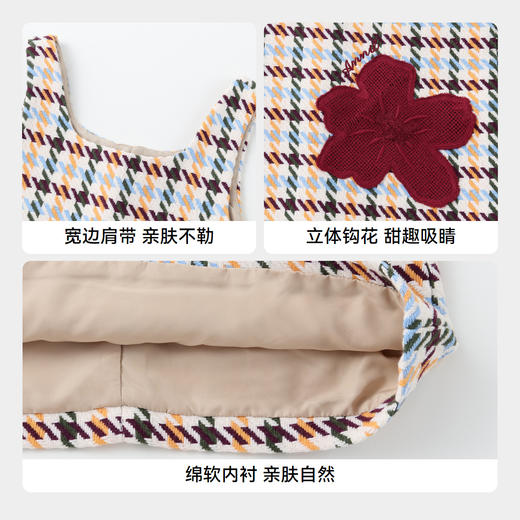 女童甜趣钩花毛呢裙冬季新款安奈儿童装实体店同款AG443799 商品图4