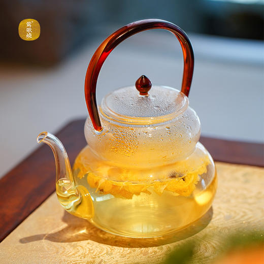 【莺歌烧旗舰店】福禄玻璃壶 商品图2